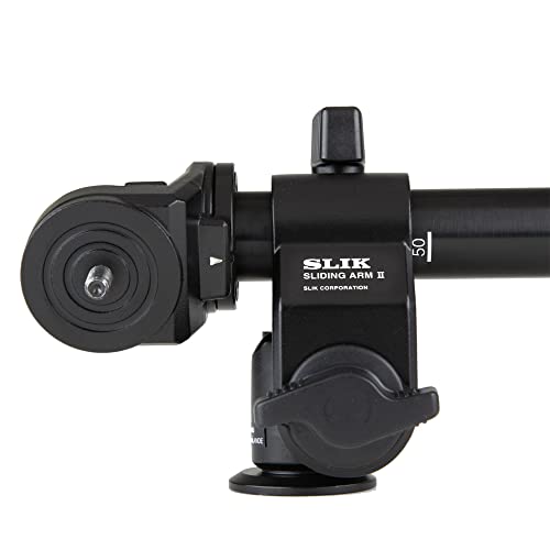 SLIK Creator’s Series: Sliding Arm II – 19.5” Mini Boom Arm, Black (Model: 618-757)