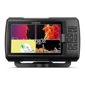 Garmin Striker Vivid 7sv, Easy-to-Use 7-inch Color Fishfinder and Sonar Transducer, Vivid Scanning Sonar Color Palettes (010-02553-00)