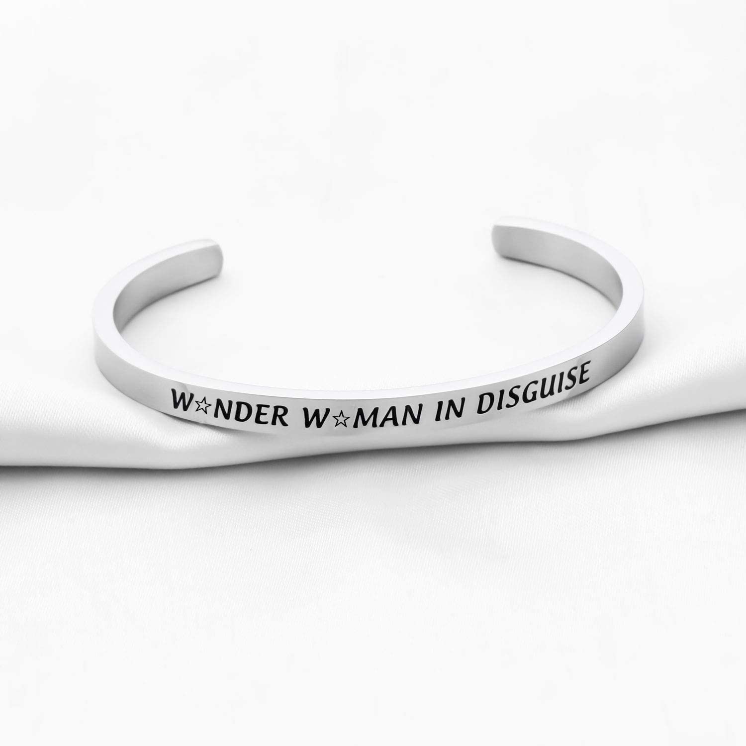 ENSIANTH WW Jewelry DC Comics Inspired Gift WW in Disguise Mother's Day jewelry (Cuff)