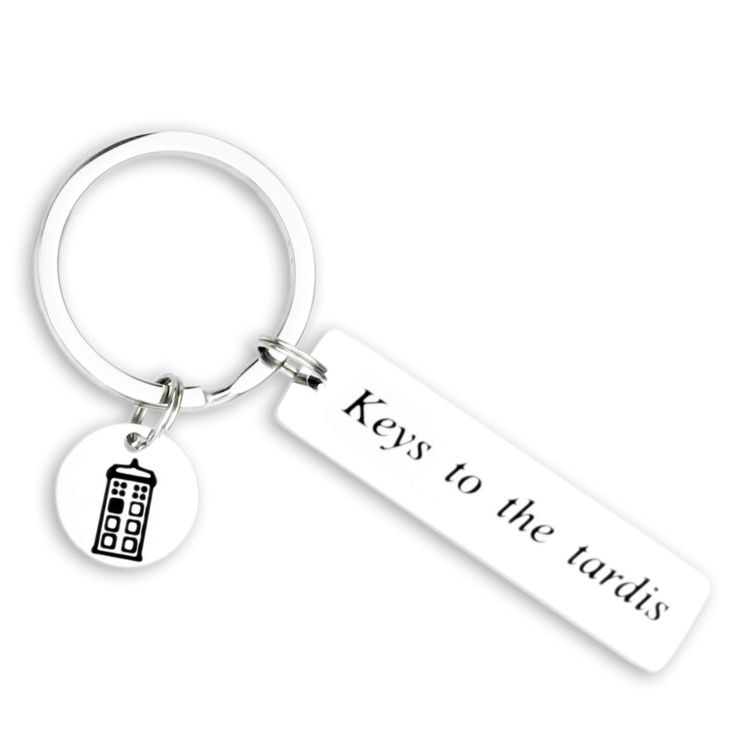 Kivosliviz Dr Who Gifts Doctor Who Keychain Doctor Who Key Ring Doctor Who Jewelry Dr Who Merchandise