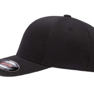 1973-77 Ford F250 Pickup Truck Outline Design Flexfit 6277 Athletic Baseball Fitted Hat Cap Black L/XL