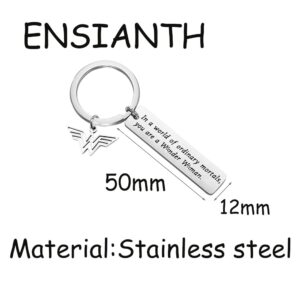 ENSIANTH In a World of Ordinary Mortals You are a WW(WW Keychain)