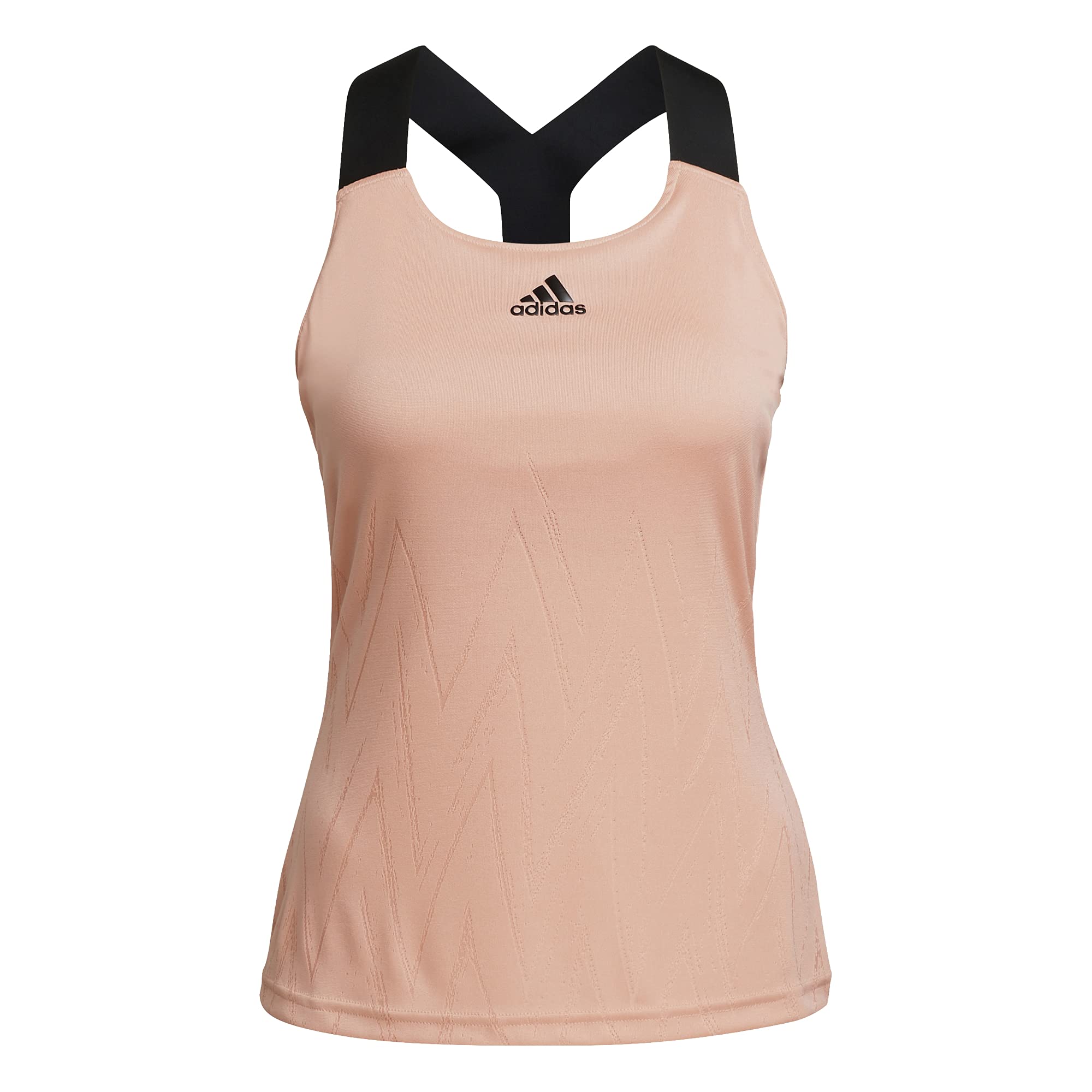 adidas Women's Tennis Tank Primeblue Aeroknit, Ambient Blush, Medium