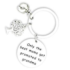 kivosliviz grandma to be gifts keychain only the best moms get promoted to grandma key chain your going to be a grandma keychain