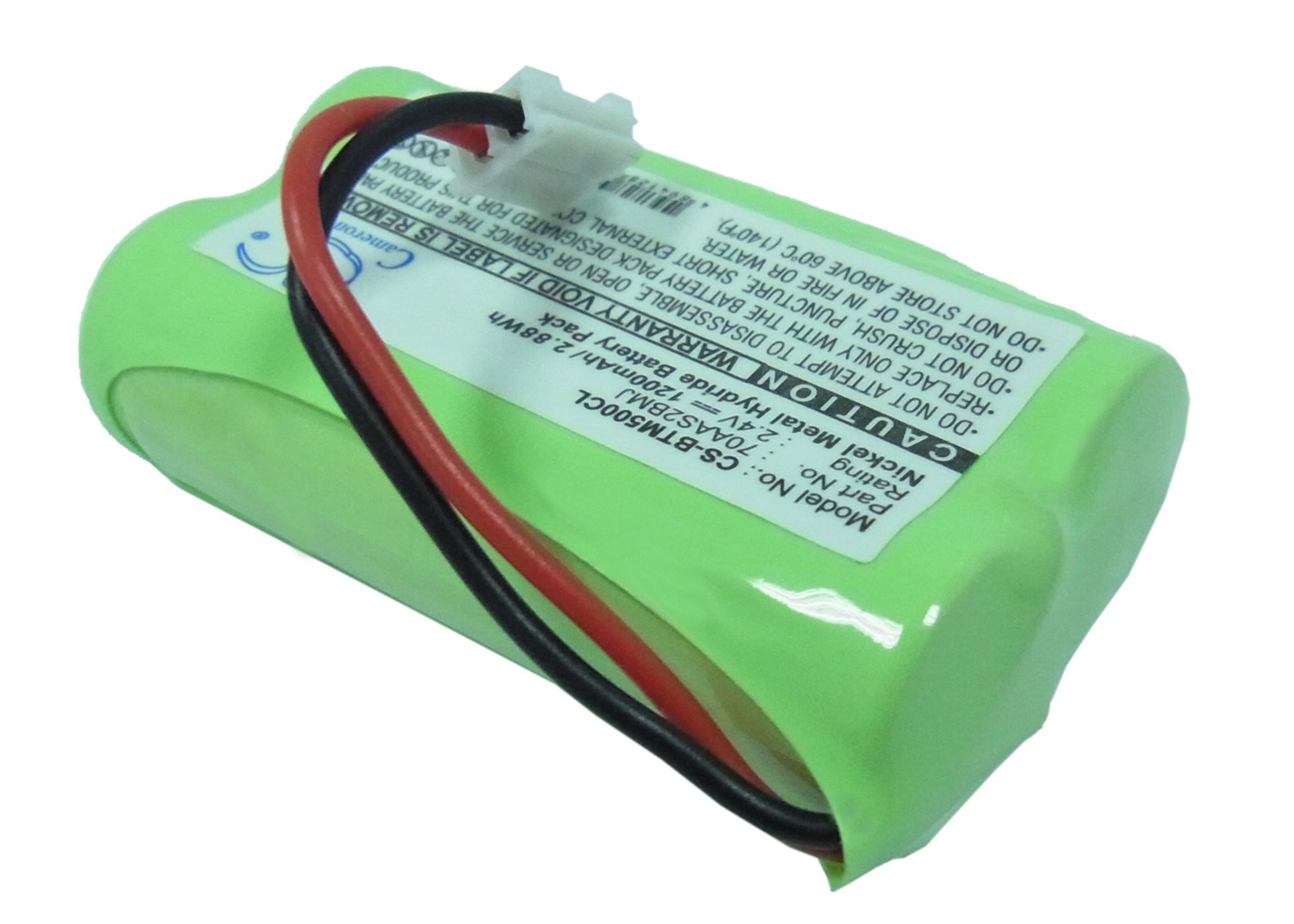 Estry 2.4V Battery Replacement for Binatone Big Button Combi MD500 Micro DECT kompatibel Micro DECT MD-500 1200mAh