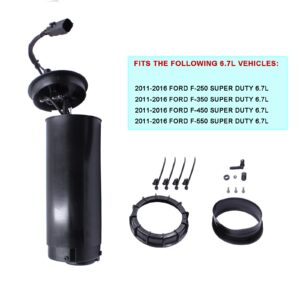 6.7L DEF Heater/Diesel Exhaust Fluid Reservoir Heater Kit Compatible with 6.7L V8 Ford F250, F350, F450, F550 Super Duty 2011 2012 2013 2014 2015 2016 - BC3Z5J225KA, BC3Z5J225L, 904372, 904-372 by KMT