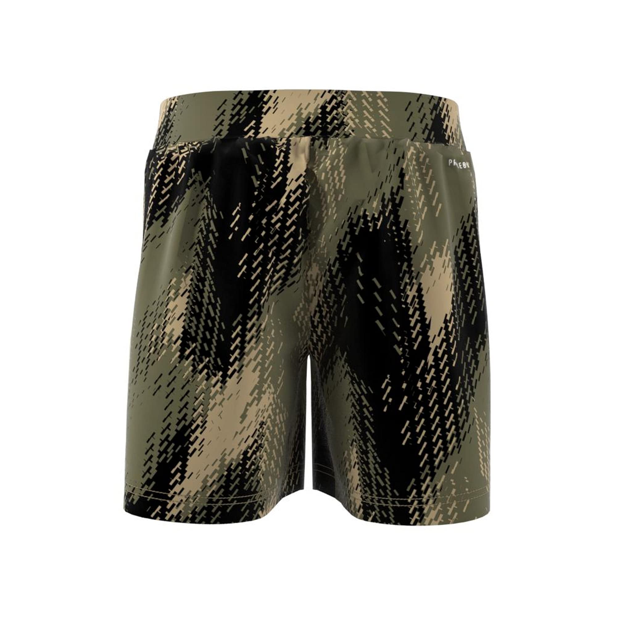 adidas Boy's Printed Shorts (Little Kids/Big Kids) Beige Tone/Black/Focus Olive MD (10-12 Big Kids)