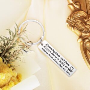 Kivosliviz Hummingbird Keychain Humming Bird Lover Keyring Gift for My Love Wishes Jewelry Hope Gift