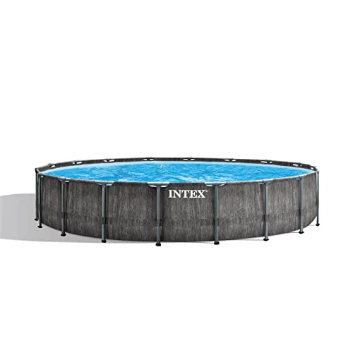 Intex Prism Frame Greywood Above Ground Pool 18 ft 26743EH