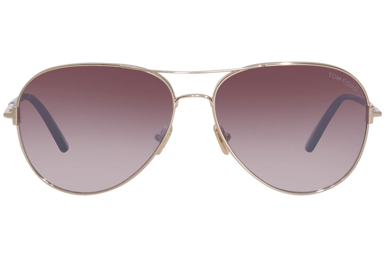 Tom Ford CLARK FT 0823 Shiny Rose Gold/Burgundy 59/14/140 unisex Sunglasses