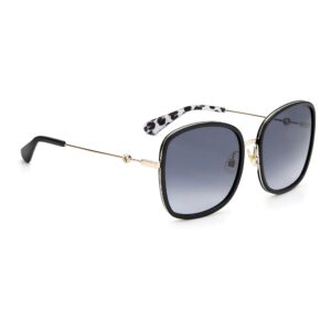 Kate Spade New York Women's Paola/G/S Square Sunglasses, Black, 59mm, 18mm