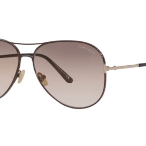 Tom Ford Aviator Sunglasses TF823 Clark 48G Brown/Gold/Havana 61mm FT0823