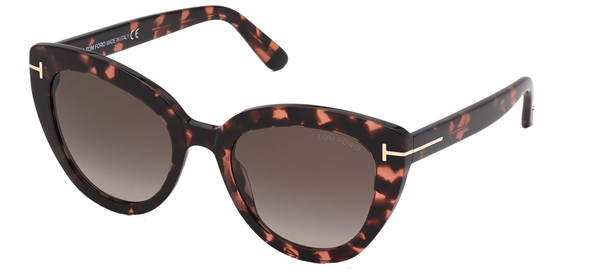 Tom Ford IZZI FT 0845 Havana/Roviex Shaded 53/21/140 women Sunglasses