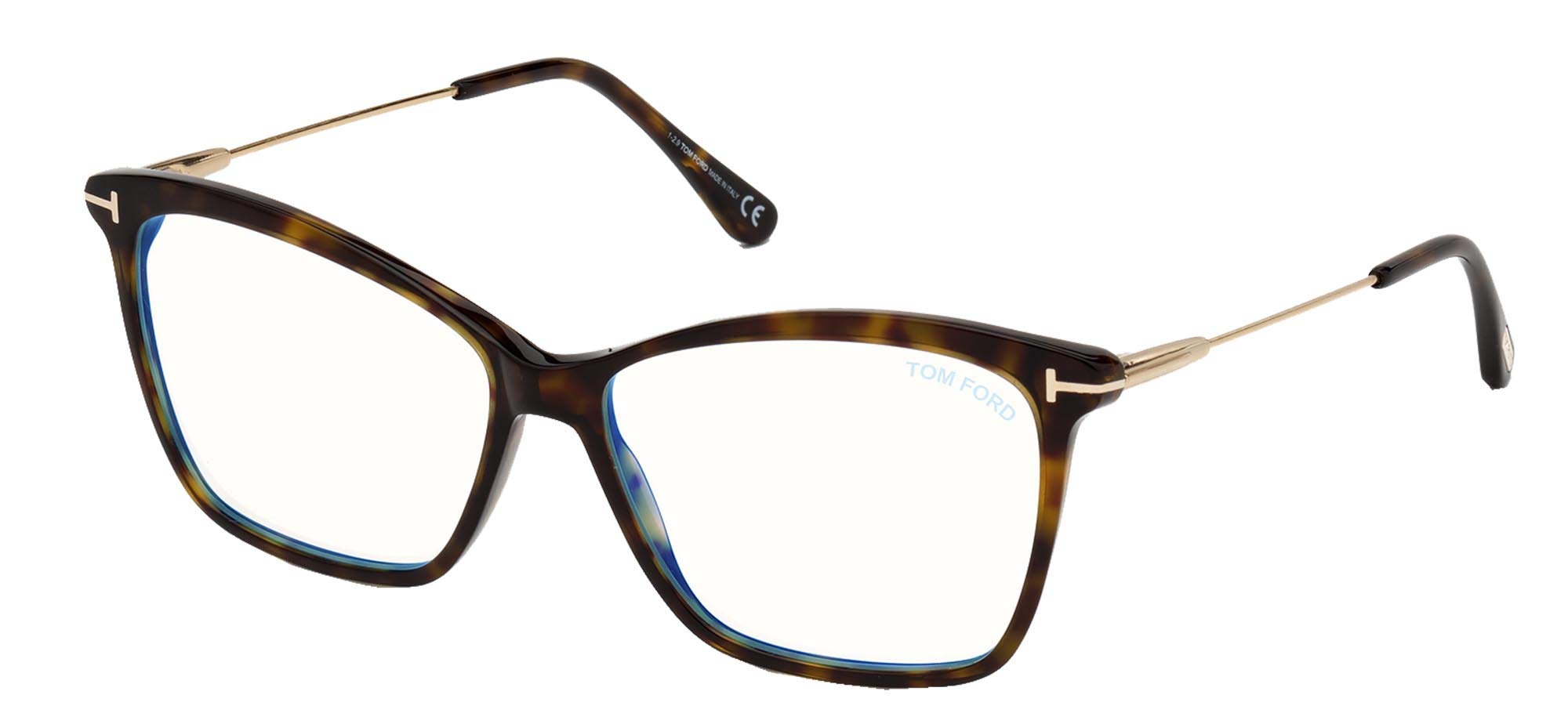 Tom Ford FT 5687-B BLUE BLOCK Dark Havana 56/14/140 women Eyewear Frame