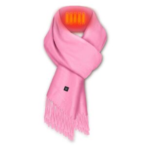 Electric Heated Scarf Women USB Heating Scarf with Neck Heating Pad Washable Shawl Soft Warm Neck for Men