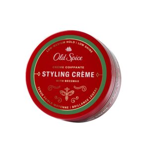 Old Spice, Hair Styling Crème for Men LowMedium HoldLow Shine 2.22 Each Twin Pack NEW Formula, 4.44 Fl Oz