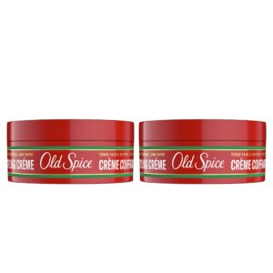 Old Spice, Hair Styling Crème for Men LowMedium HoldLow Shine 2.22 Each Twin Pack NEW Formula, 4.44 Fl Oz