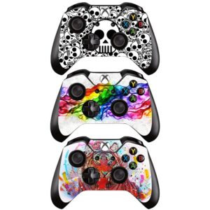 FOTTCZ [3PCS] Vinyl Skin for Xbox One Controller Cover Decal Sticker - 3pcs. Mix Style D