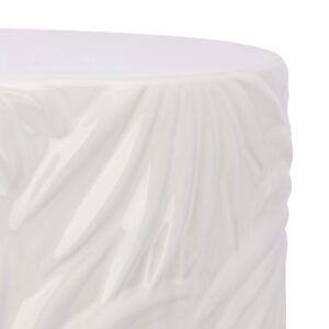 Safavieh Home Collection Kesha Ivory Ceramic Decorative Garden Stool ACS5211A