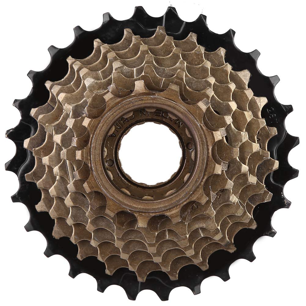 Yosoo Health Gear 8 Speed Freewheel Threaded, 8 Speed Cassette, Bike Freewheel 8 Speed 11-28t, Bike Cassette Screw on Freewheel Mountain Bike Freewheel Set