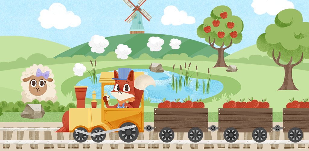 Little Fox Train Adventures – Drive the steam engine!