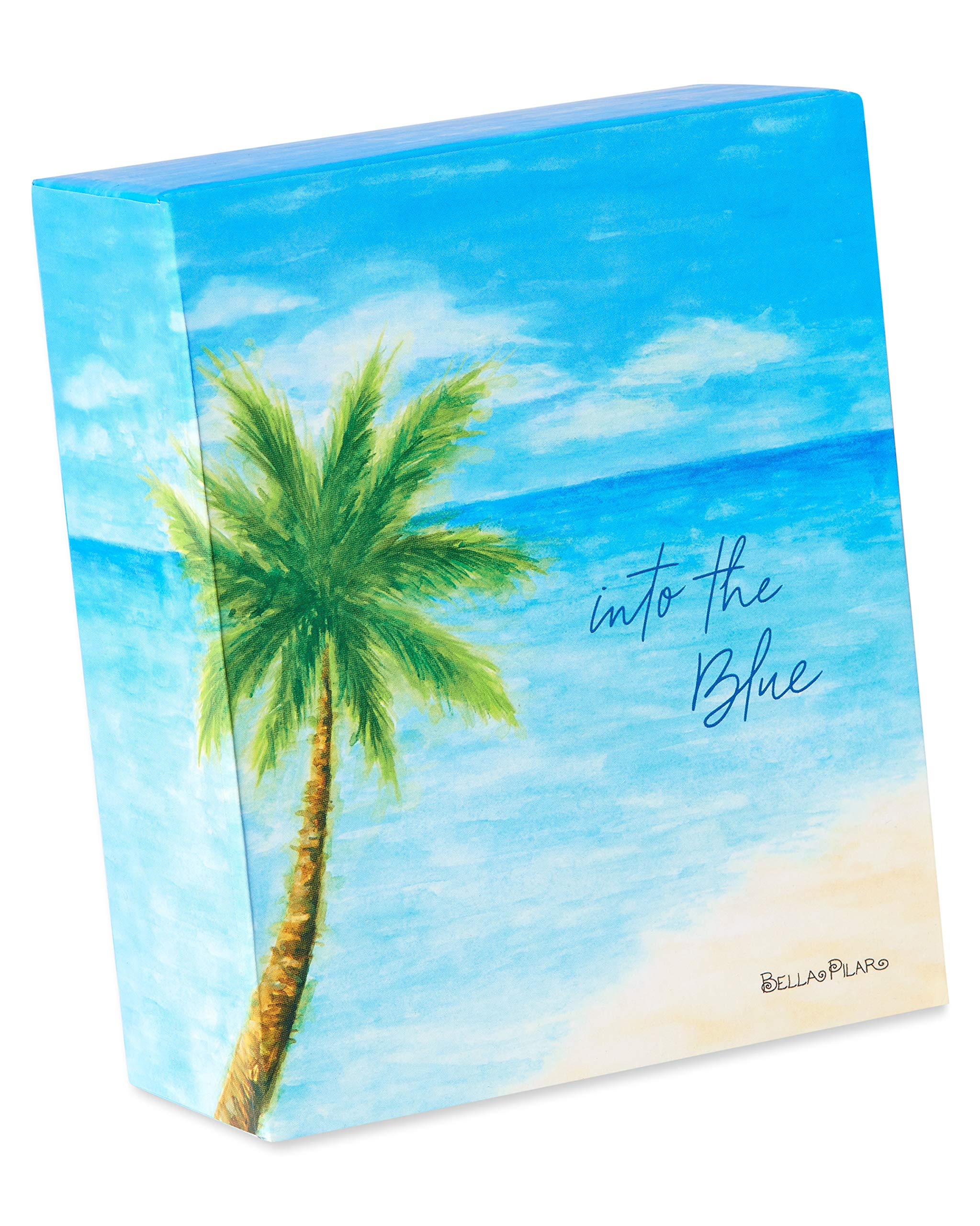 Papyrus Blank Cards with Envelopes - Designed by Bella Pilar, Into the Blue (20-Count)