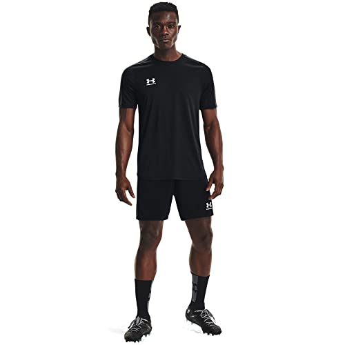 Under Armour Men's Challenger Training Top, Black (001)/White, Medium