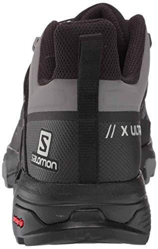 Salomon X Ultra 4 Hiking Shoes for Men, Quiet Shade/Black/Quiet Shade, 11