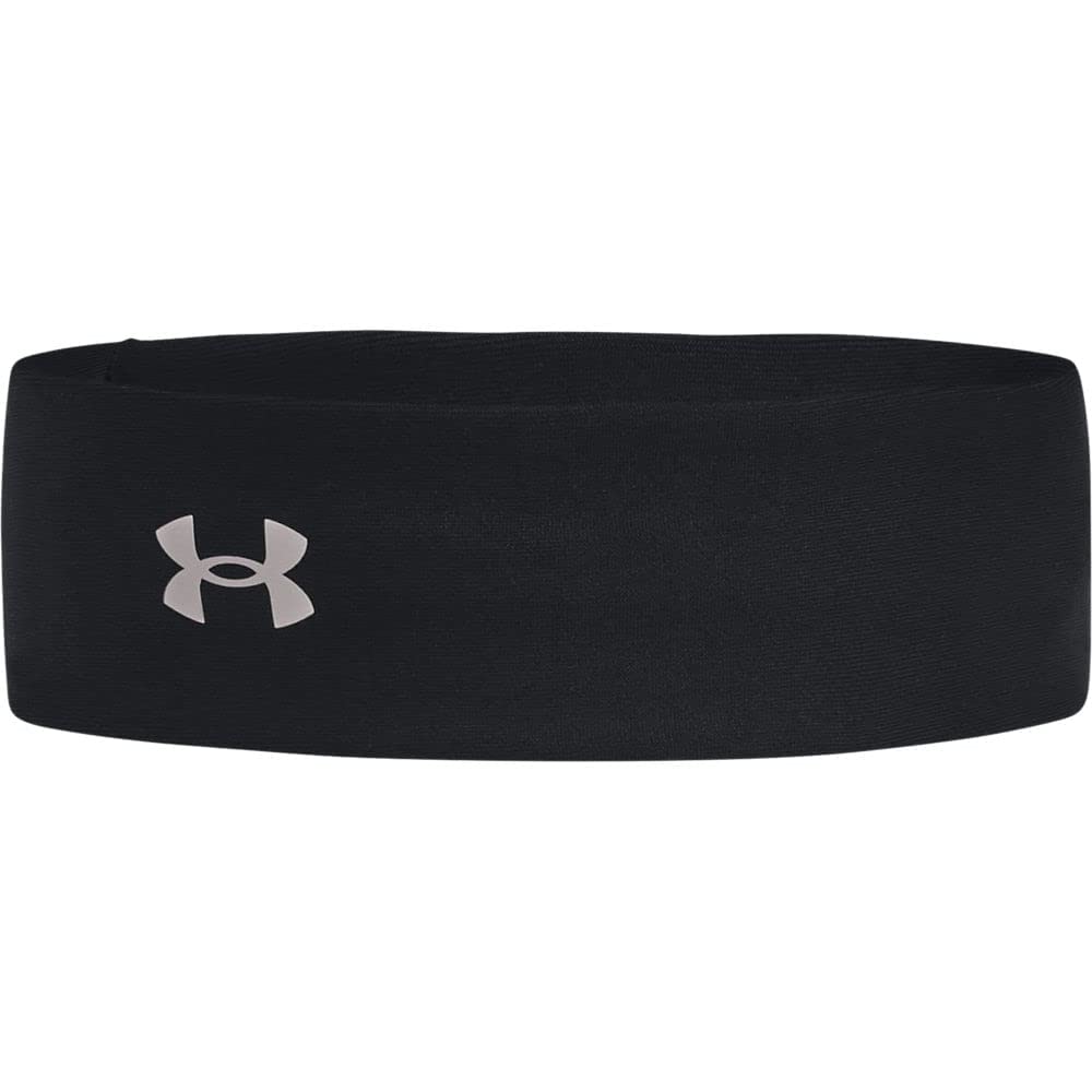 Under Armour Womens Play Up Headband , Black (001)/Gray Wolf , One Size Fits Most