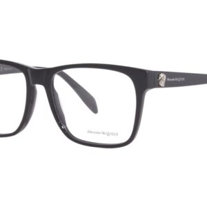 Alexander McQueen AM0282O Black 55/16/150 men Eyewear Frame