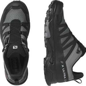 Salomon X Ultra 4 Hiking Shoes for Men, Quiet Shade/Black/Quiet Shade, 11