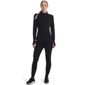 Under Armour Women's Qualifier Run 2.0 ½ Zip, Black (001)/Reflective, Large