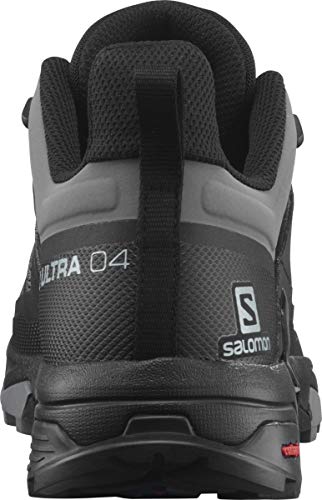 Salomon X Ultra 4 Hiking Shoes for Men, Quiet Shade/Black/Quiet Shade, 11