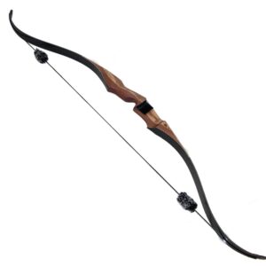 Huntingdoor Archery Bow Silencers Set Bow String Silencer Arrow Rest Plate Bow Limb Silencers Recurve Bow Accessories for Traditional Long bow