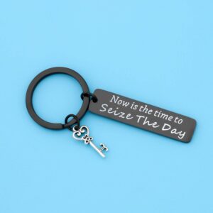 FOTAP Inspired Gift Now is The Time to Seize The Day Musical Theatre Keychain Broadway Musical Gift (B-seize to day K)