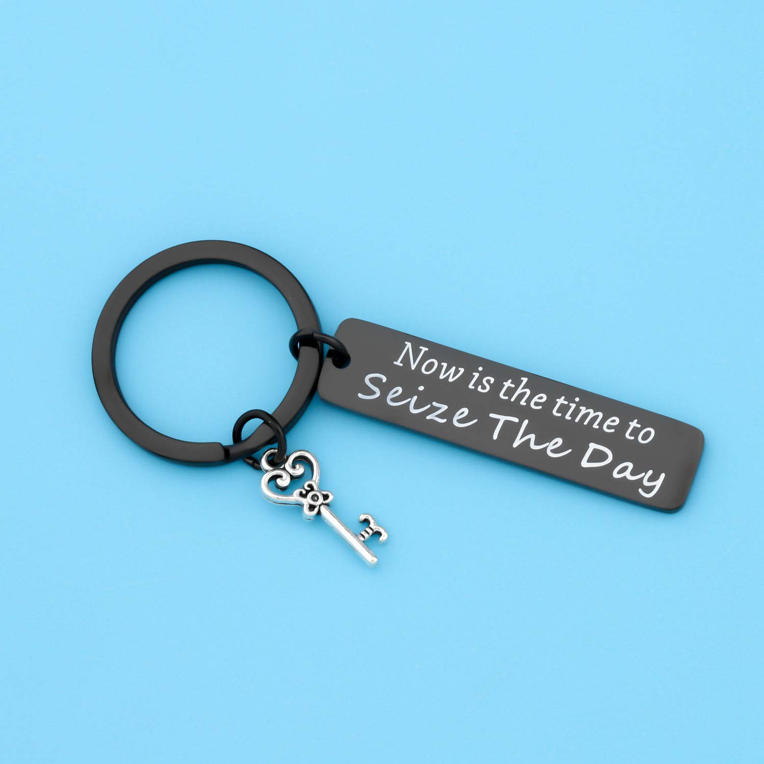 FOTAP Inspired Gift Now is The Time to Seize The Day Musical Theatre Keychain Broadway Musical Gift (B-seize to day K)