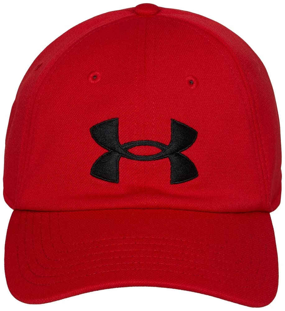 Under Armour Men's Blitzing Adjustable Hat, Red (601)/Black, One Size Fits Most