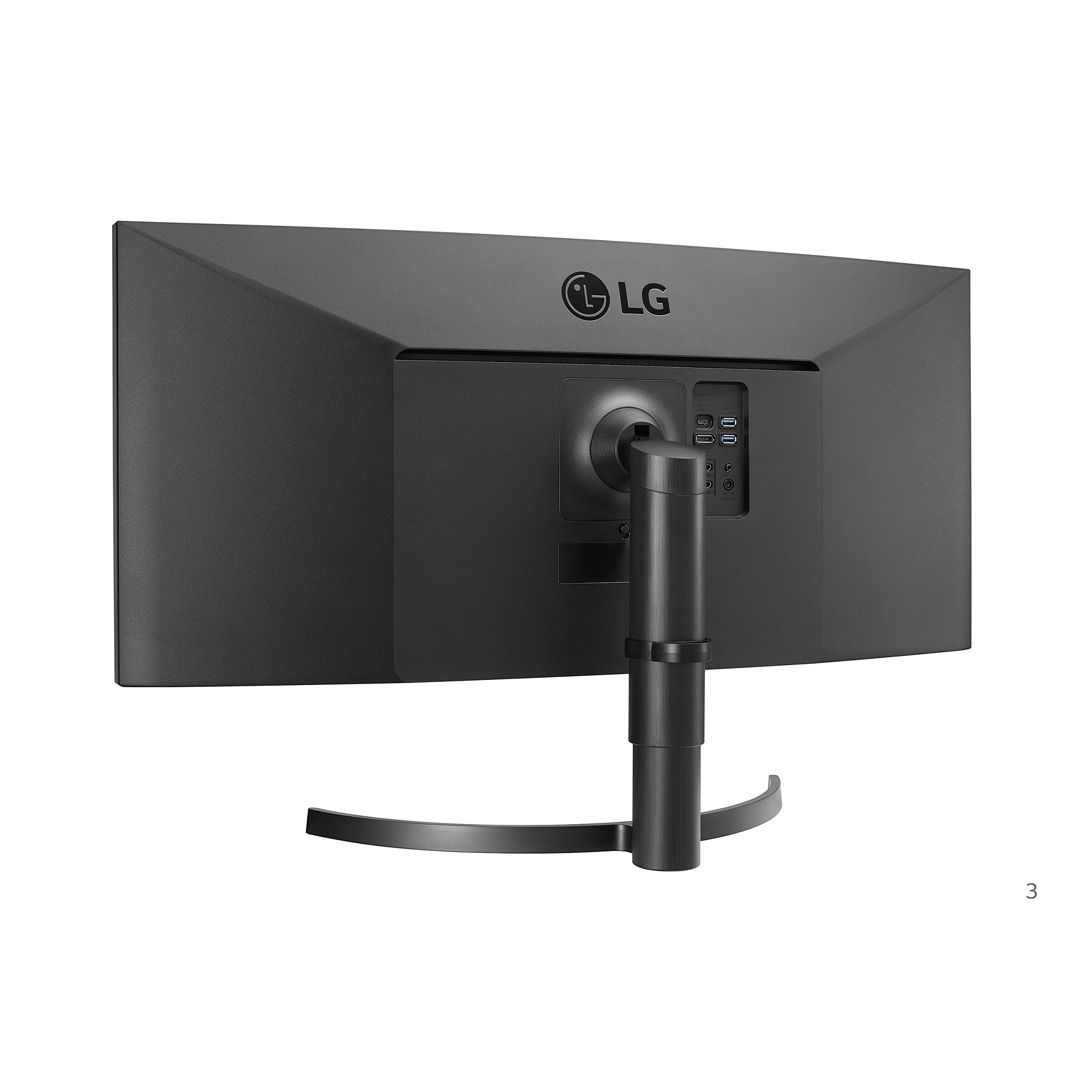 LG 35WN75C-B UltraWide Monitor 35” QHD (3440 x 1440) Curved Display, sRGB 99% Color Gamut, HDR 10, USB-Type C, AMD FreeSync, 3-Side Virtually Borderless Design - Black