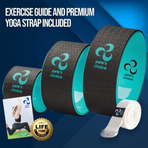 Yoga Wheel 3 Pack - Lose Weight, Get in Shape and Get Fit I 3 pack Yoga Wheel Set I Home Yoga I Improve Posture