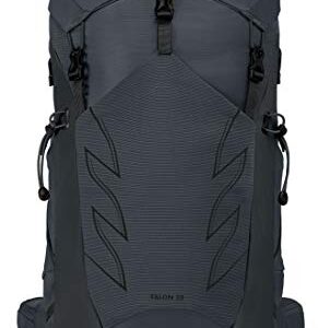 Osprey Talon 33L Men's Hiking Backpack with Hipbelt, Eclipse Grey, L/XL