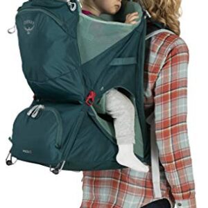 Osprey Poco LT Lightweight Child Carrier and Backpack for Travel, Deep Teal