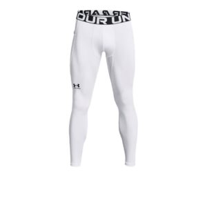 Under Armour Men's ColdGear Armour Leggings , White (100)/Black, Small