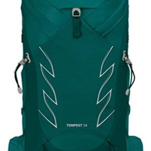 Osprey Tempest 34L Women's Hiking Backpack with Hipbelt, Jasper Green, WXS/S