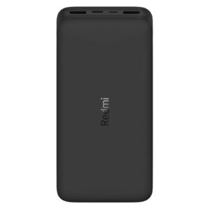 Xiaomi 20000mAh Redmi Power Bank, Fast Charge, Two-Way 18W Fast Charge, Dual Input and Output Ports, 74Wh High Capacity, External Battery Pack Compatible with iPhone, Samsung, Android Devices