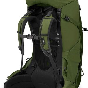 Osprey Aether 65L Men's Backpacking Backpack, Garlic Mustard Green, S/M