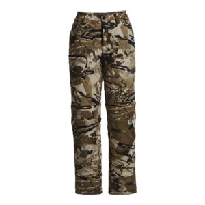 under armour women's brow tine plus pants, ua barren camo (999)/black, 10