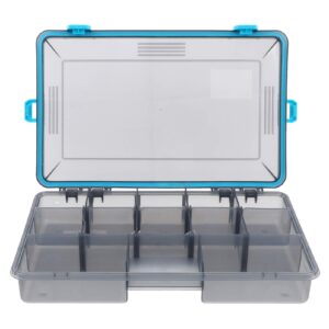 BESPORTBLE Boxes Fishing Accessories Box Fishing Tackle Carrier Fish Tackle Storage Case Fishing Supplies Waterproof Bait Hook Case Fishing Accessories Holder Adjustable Gadget Box