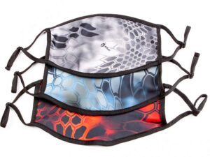 kryptek standard shield lite face mask-3 pack, multi, s/m