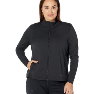 Under Armour Womens Motion Jacket, Black (001)/Black, 2X