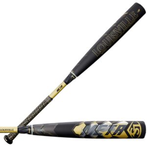 WILSON Sporting Goods Louisville Slugger 2021 BBCOR Meta (-3) Baseball Bat - 33"/30 oz, Black (001LS282 33 30)